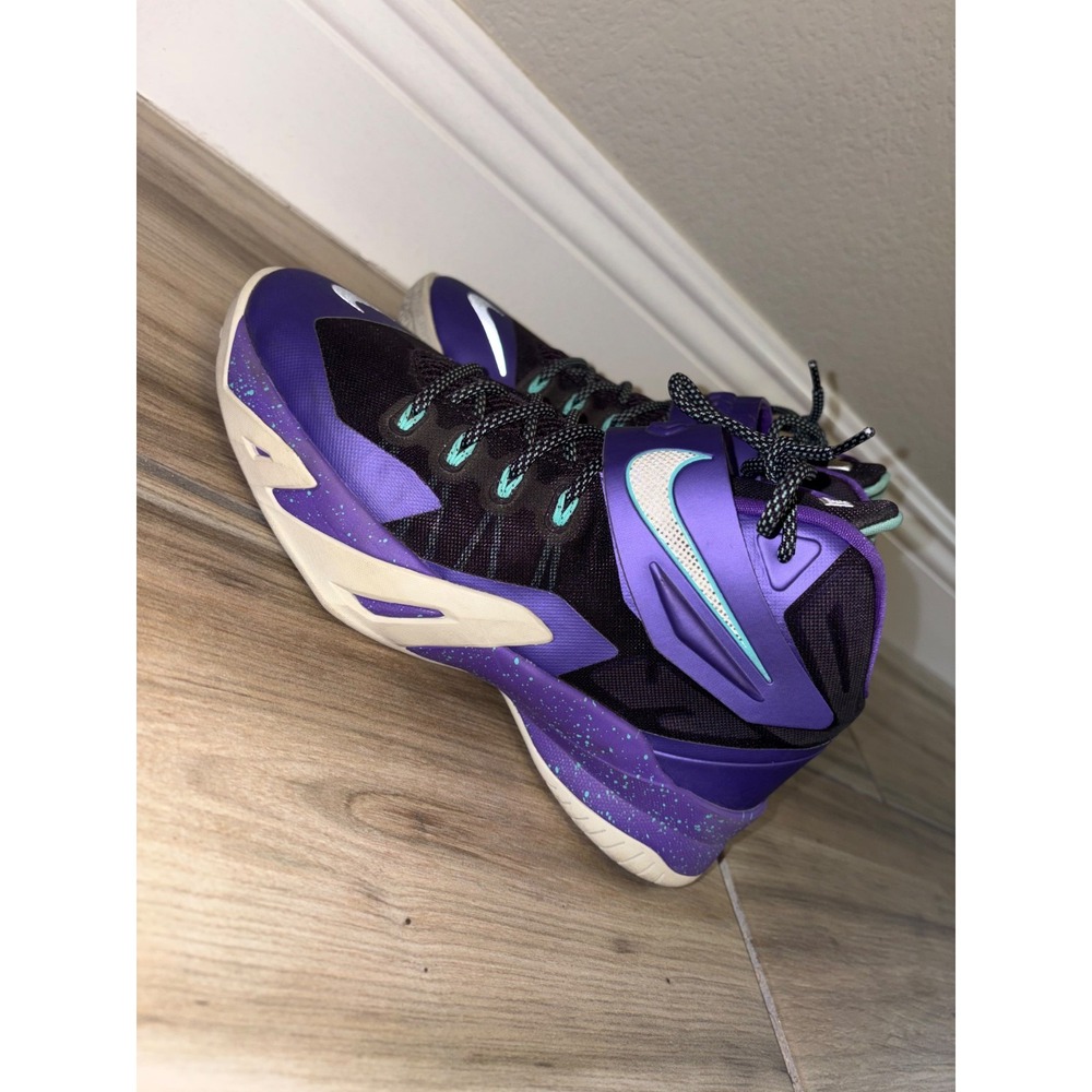 Nike Zoom Lebron Soldier VIII Purple Grape Basketball Shoes #653641-505 Sz 11.5
